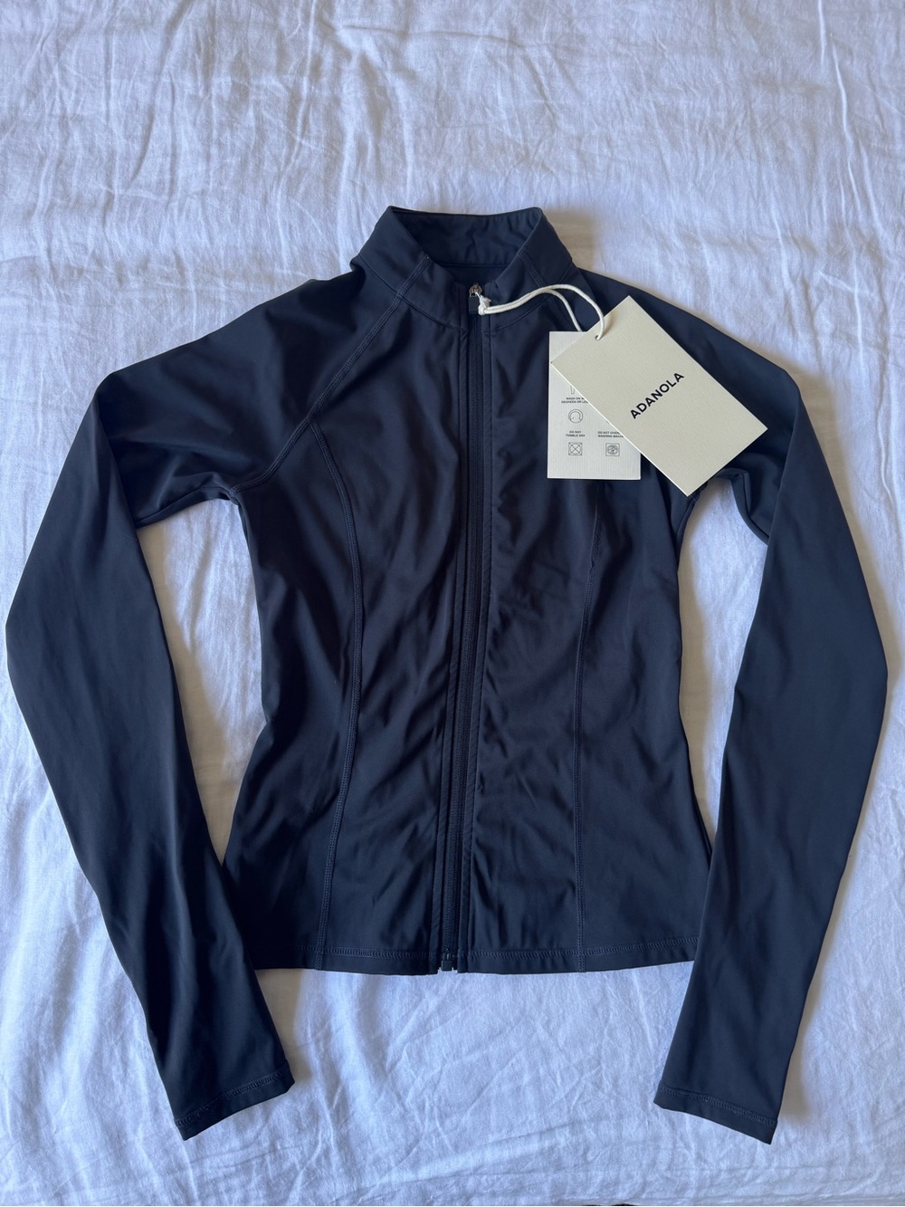Adanola Ultimate Long Sleeve Zip Up Top